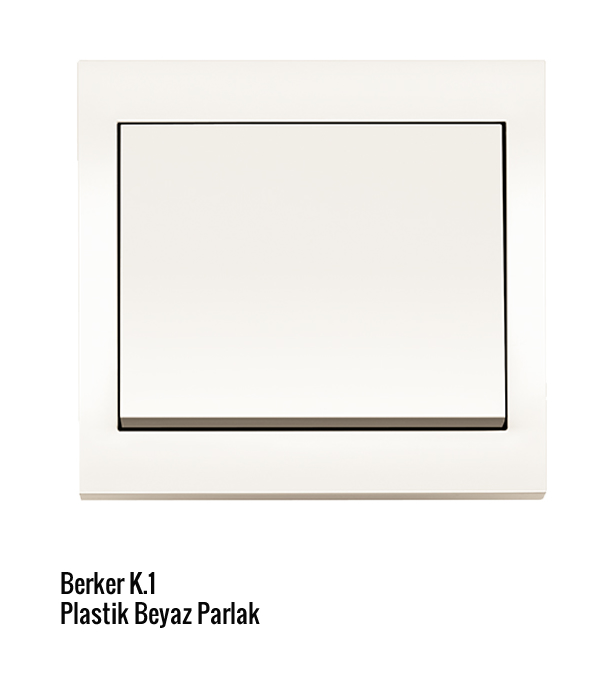 HAGER / BERKER  K.1 / K.5 Renk & Materyal